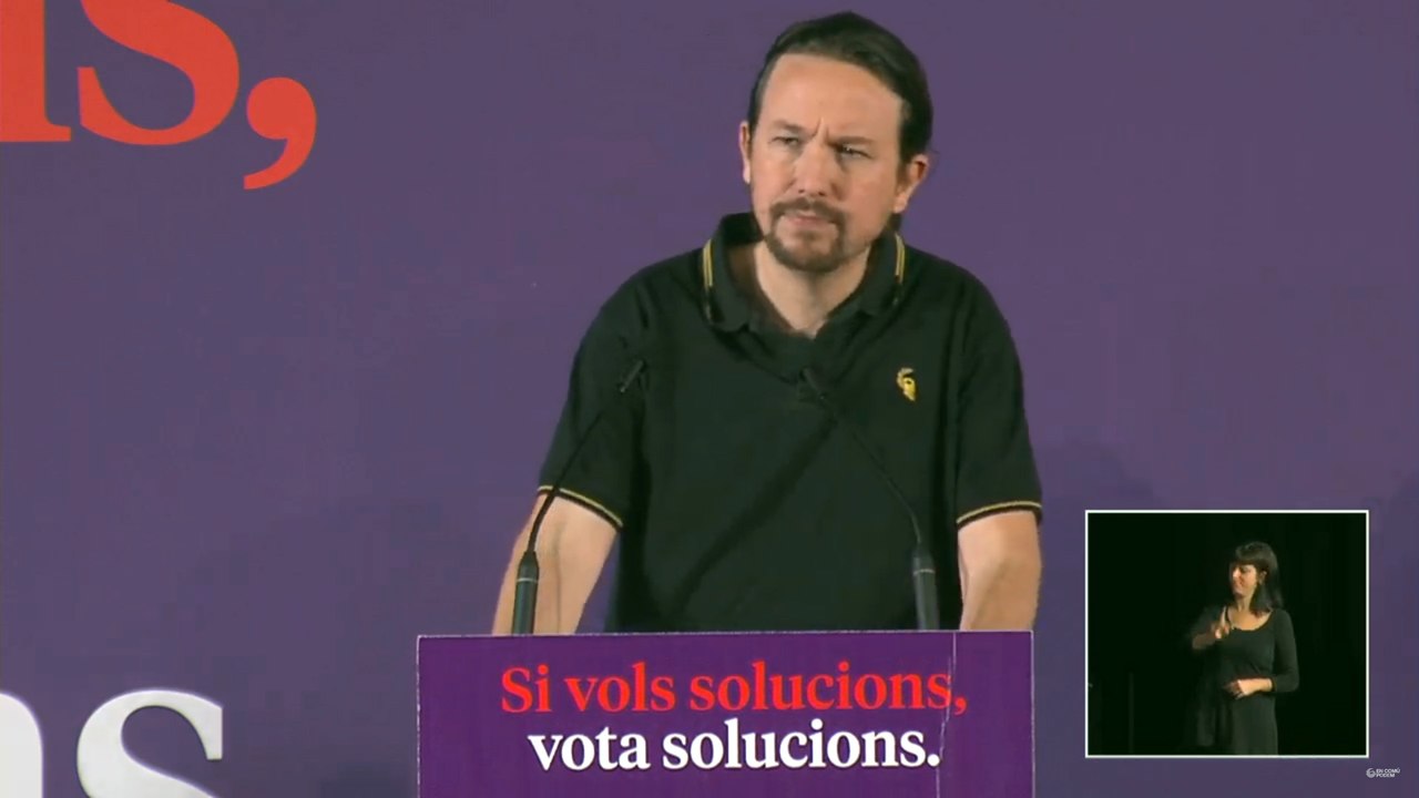 Iglesias avisa lo que supone cambiar "Rivera no, por Casado sí"