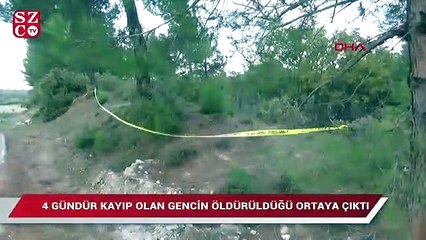 Çanakkale'de 4 gündür kayıp olan gencin öldürüldüğü ortaya çıktı
