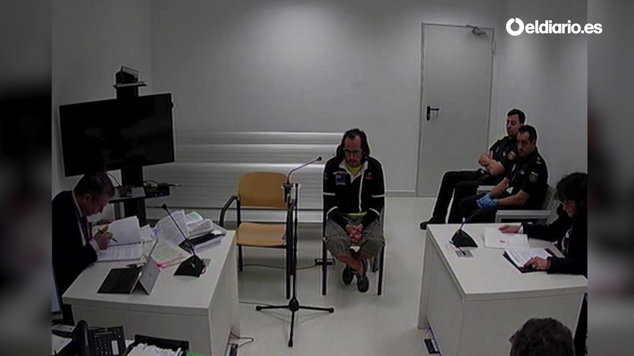 El CDR detenido Jordi Ros pide perdón al juez por haber fabricado explosivos