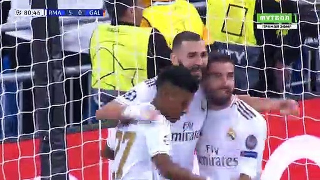 Benzema K. Goal HD - Real Madrid	5-0	Galatasaray 06.11.2019