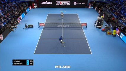Masters Next Gen - Le coup de squash fabuleux de Tiafoe contre Humbert