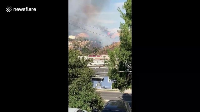 Jake Fire hits Santa Clarita as California wildfires continue