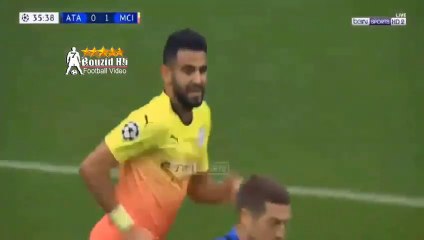 شاهد تألق رياض محرز اليوم امام اتلانـ ــتا mahrez