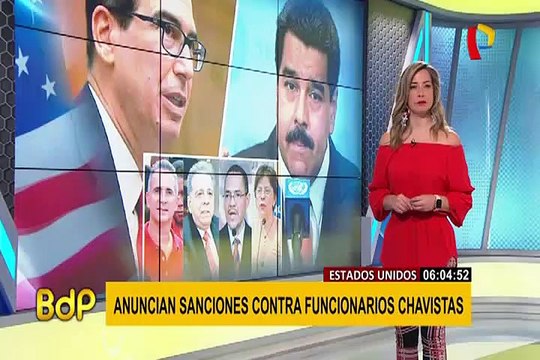EEUU: Departamento del Tesoro sanciona a funcionarios chavistas