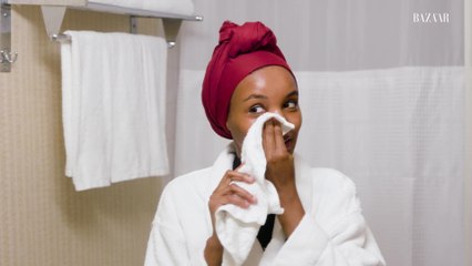 Halima Aden's Nighttime Skincare Routine | Go To Bed With Me