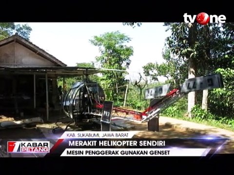 Bosan Terjebak Macet, Pria Ini Rakit Helikopter