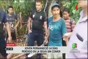 Loreto: rescatan a hombre que estaba 14 días desaparecido en la selva