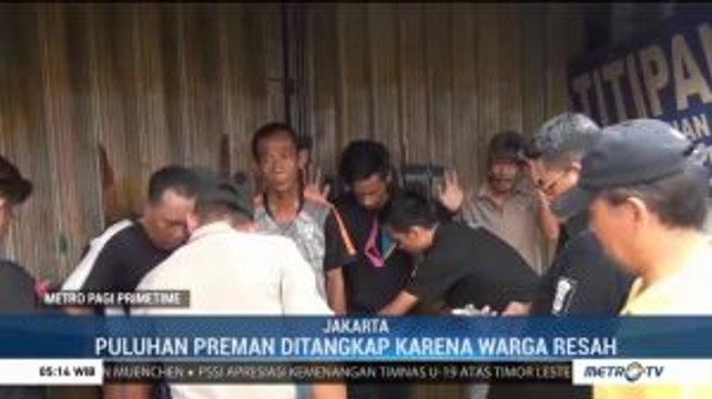 Puluhan Preman di Kalideres Diamankan Polisi