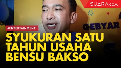 Syukuran Satu Tahun Usaha Baksonya, Ruben Onsu Traktir Pedagang Bakso Keliling