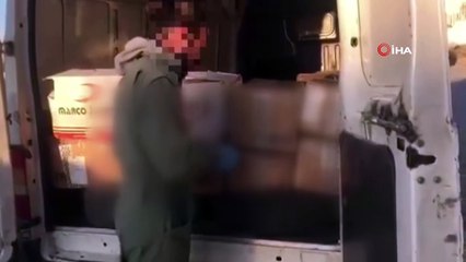 Park halindeki minibüsten 269 kilo eroin ele geçirildi