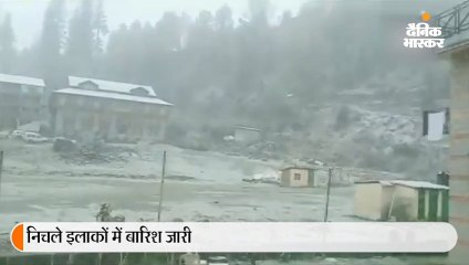 रोहतांग और ऊंचे इलाकों में बर्फबारी का दौर शुरू