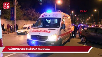 Kağıthane'de feci kaza