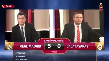 Galatasaray 6'ıncı golü yedi, GS TV spikeri yıkıldı; 5'e razıydık