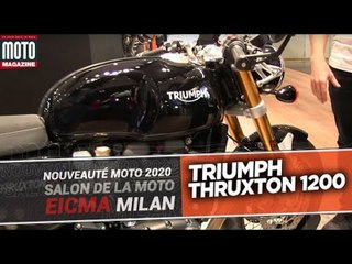 TRIUMPH THRUXTON 1200 RS - SALON MILAN EICMA