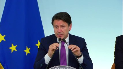 Roma - Conte dopo incontro con ArcerolMittal. Consiglio dei Ministri (06.11.19)