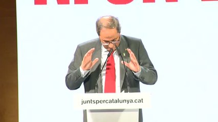Torra critica las palabras de Sánchez asegurando que controla la Fiscalía