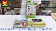 đồ chơi cắt trái cây rau củ bằng gỗ cho bé