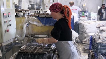 Kadın girişimci işlediği ham mermeri Avrupa ve Amerika'ya ihraç ediyor - BALIKESİR