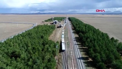 Kars tren istasyonu orman gibi-2