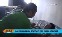 Jadi Kurir Narkoba, Pengemudi Ojek Online Ditangkap