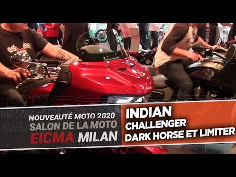 INDIAN CHALLENGER DARK HORSE et CHALLENGER LIMITED EICMA 2019 nouveautés moto 2020