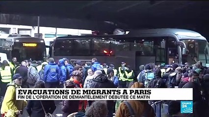 Évacuation de migrants à Paris : "Les associations craignent des réinstallations encore moins visibles"