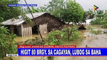Higit 80 brgy. sa Cagayan, lubog sa baha