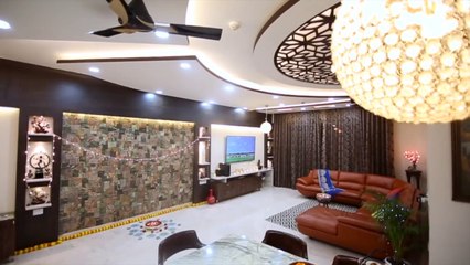 3 BHK Home Interior Design of Mr. Chethan and Mrs. Priya  - Karle Zenith