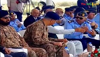 PAF brave pilot's Stunt Performance in PAF Fire Power Air Show