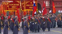 Moskau: Militärparade am 