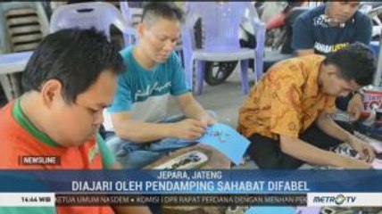 Kreasi Sendal Jepit Karya Difabel