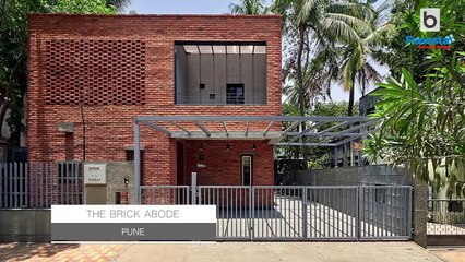 3,600 sq ft The Brick Abode in Pune by Alok Kothari Architects