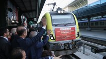 تركيا تستقبل أول قطار ينقل البضائع من الصين لأوروبا