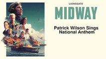 Midway Movie - World Premiere - Patrick Wilson sings National Anthem