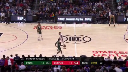 Eric Bledsoe fait sa remise en jeu tout seul...