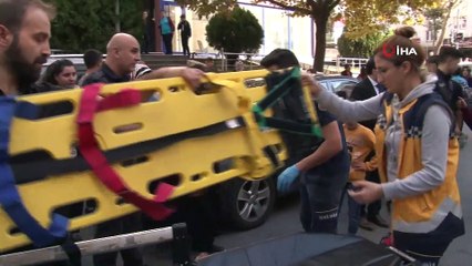 Okul çıkışında otomobilin çarptığı kız öğrenci yaralandı