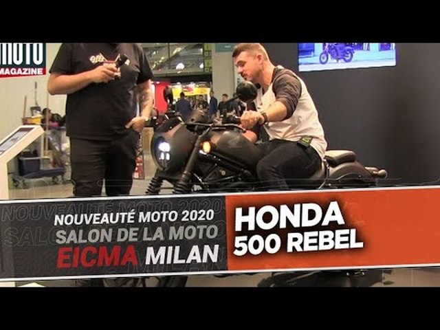 HONDA 500 REBEL - nouveautés moto 2020 - EICMA...