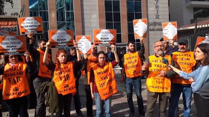 Halkevleri BEDAŞ önündeydi: “Sahip olduğunuz servet bizden çaldıklarınızdır”