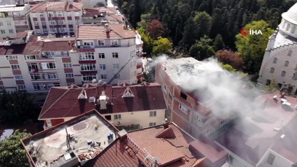 Küçükçekmece’de Bir Binada Çıkan Yangın Paniğe Neden Oldu