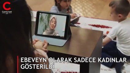 Diyanet'in filminde ebeveyn olarak sadece kadınlar gösterildi