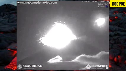 ERUPCIÓN DEL VOLCÁN POPOCATÉPETL | 6 DE NOVIEMBRE 2019
