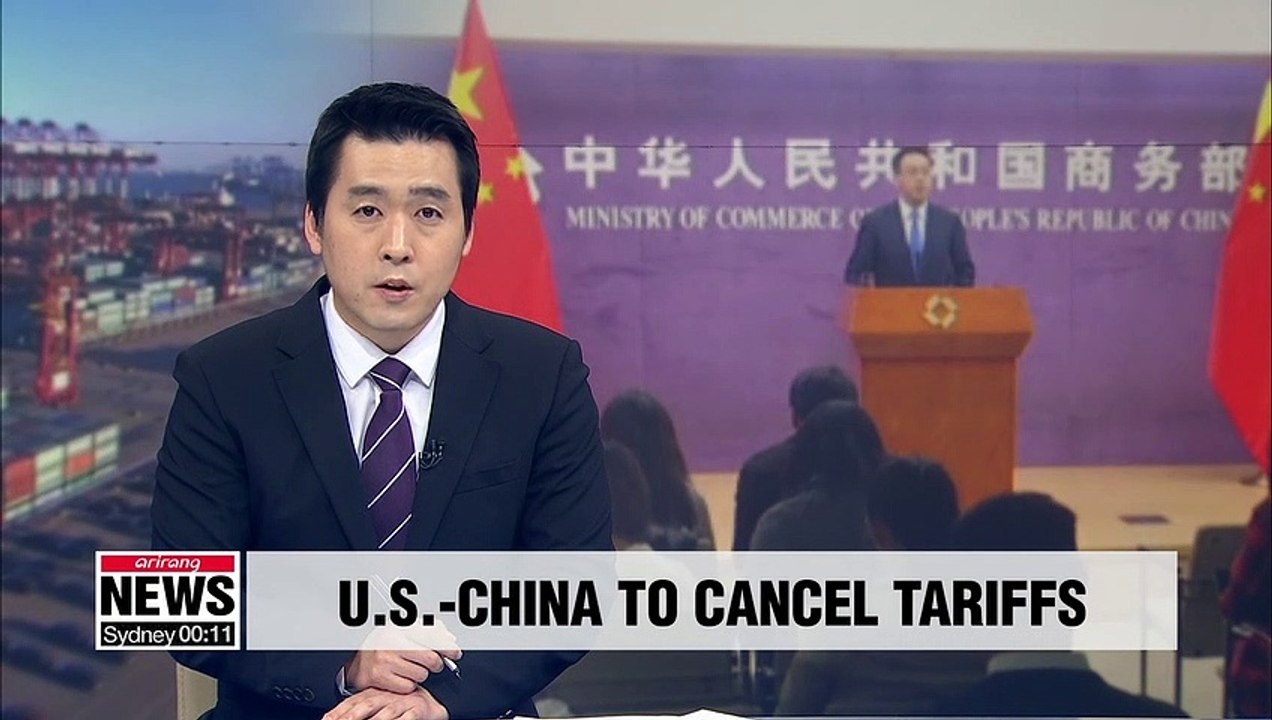 China, U.S. have agreed to cancel tariffs in phases: Beijing