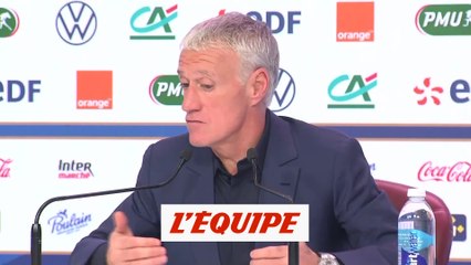 Deschamps s'estime «en droit d'attendre plus» de la part de Dembélé - Foot - Qualif. Euro - Bleus