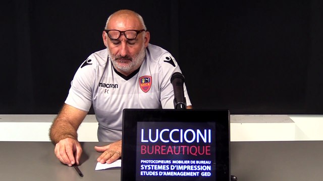 J13 - le point presse du coach F. Ciccolini avant le déplacement à Laval