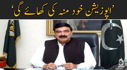 Opposition khud moo ki khay gi : Sheikh Raheed Ahmed