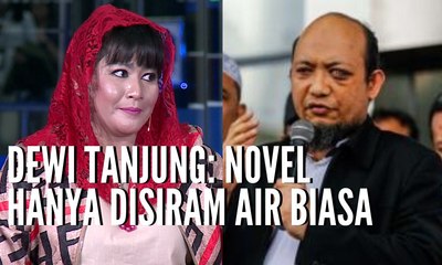 DIALOG-Teror Air Keras Novel Rekayasa? Dewi Tanjung: Novel Hanya Disiram Air Biasa