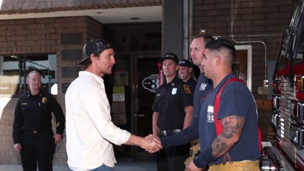 Matthew McConaughey Helped Cook More Than 1,500 Meals for First Responders Fighting California Wildfires