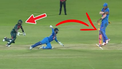 வங்கதேச வீரரை மின்னல் வேகத்தில் ரன் அவுட் செய்த ரிஷப் பண்ட்