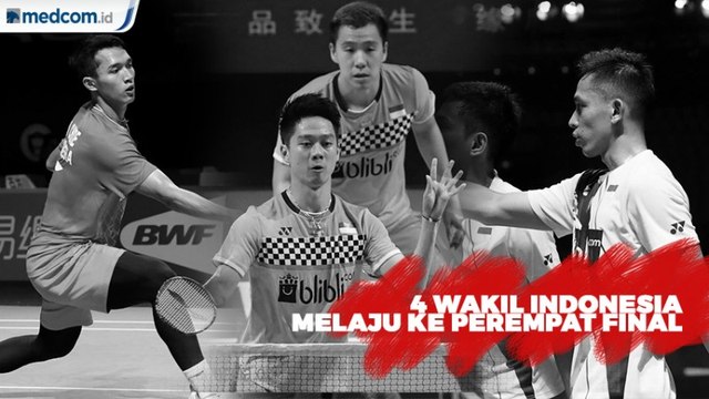 4 Wakil Indonesia Melaju ke Perempat Final Fuzhou China Open 2019