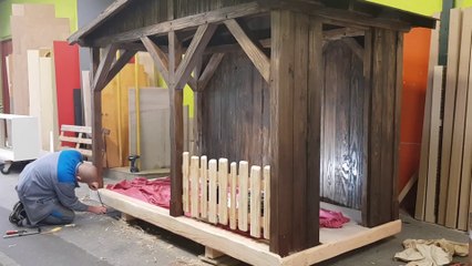 Mulhouse : la crèche du marché de Noël